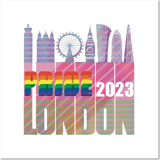 Pride London 2023 Wall Art by KateVanFloof